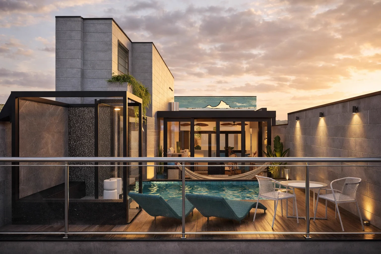 Canto da Pedra — terraço e ambientes integrados